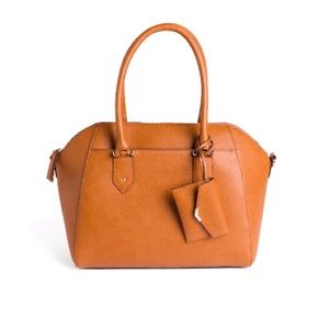 Market and Spruce Mitchy Satchel, Tan